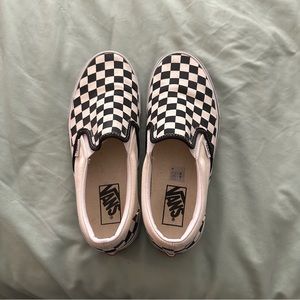 Vans Classic Slip-On Checkerboard Shoe